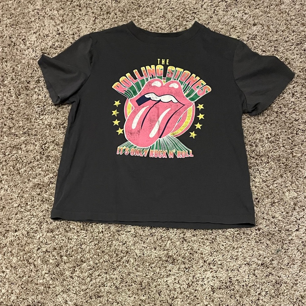 H&M dark gray Rolling Stones Women’s graphic tee